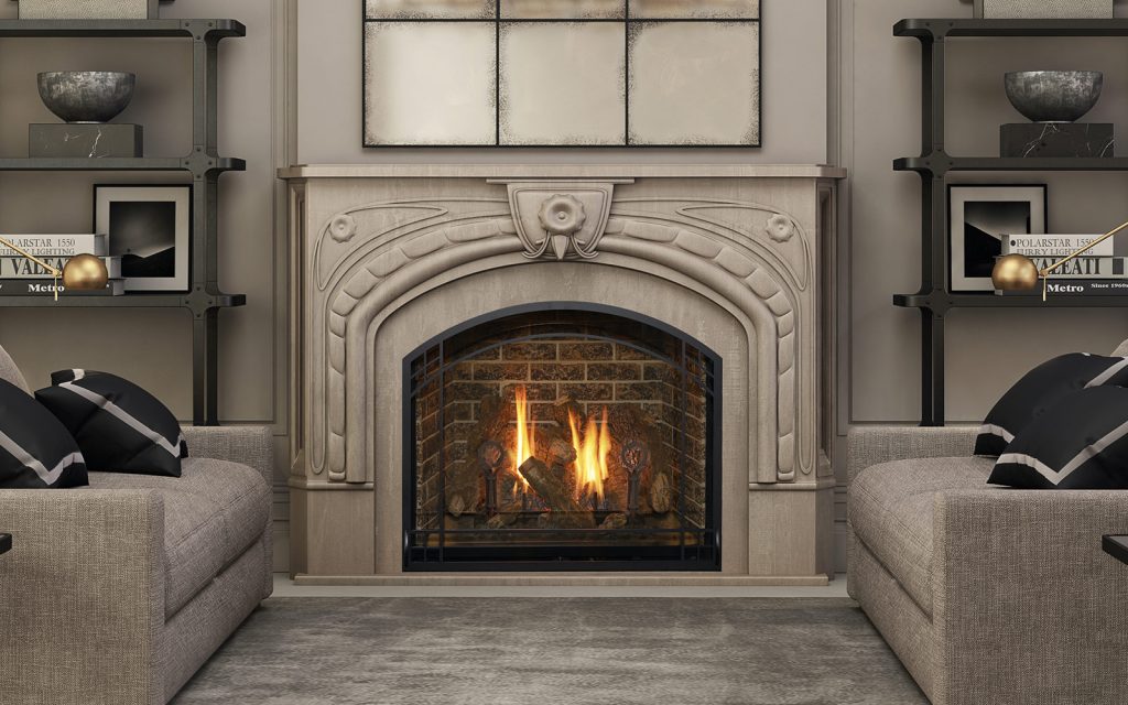 Fireplaces project by Hebron Brick Supply